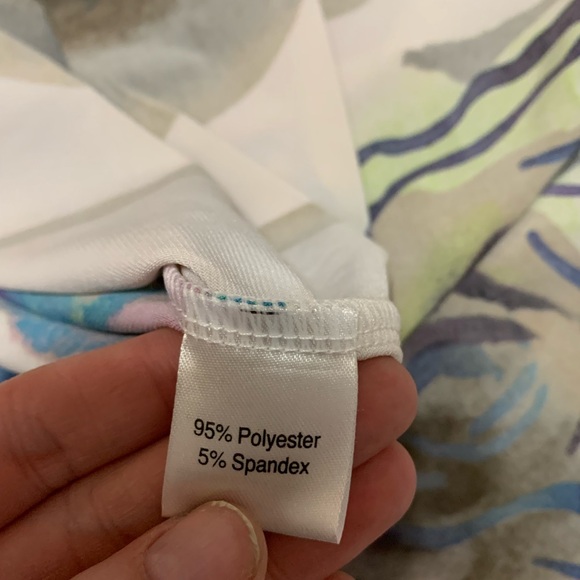 Lbisse 2X Floral Maxi Dress stretchy comfy spring colorful - Picture 5 of 6